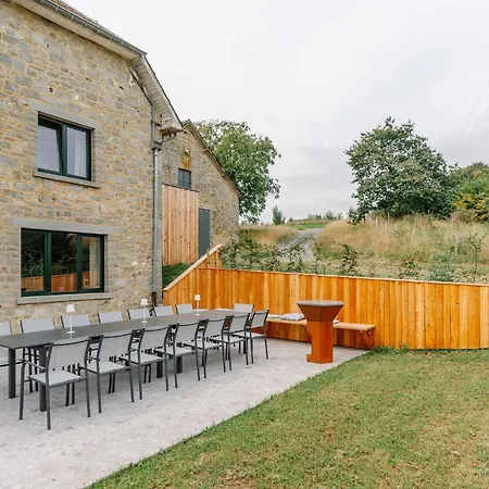 La Ferme D'auwez - Les Hirondelles - 15 Pers Avec Sauna Et Piscine Partages Tatil Evi